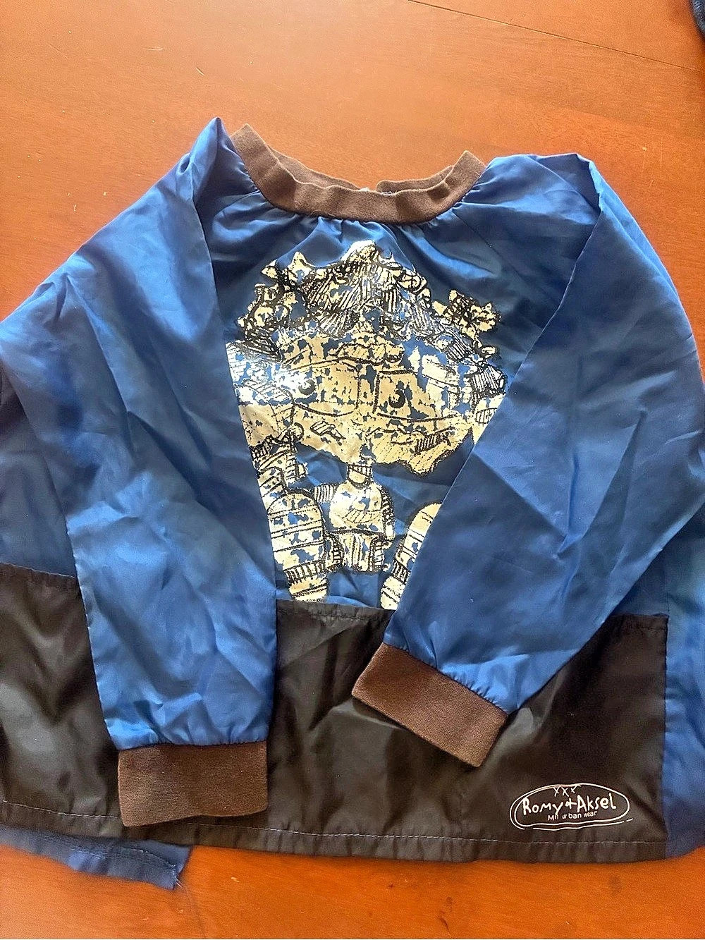 Romy & Aksel Kids Blue & Black Jacket